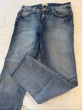 L'AGENCE Women's Straight-Leg Jeans in Faded Blue